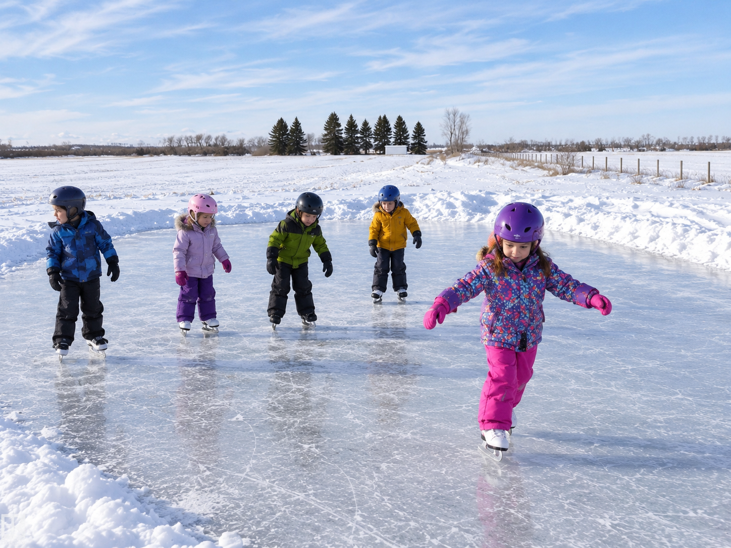 Skating club photo